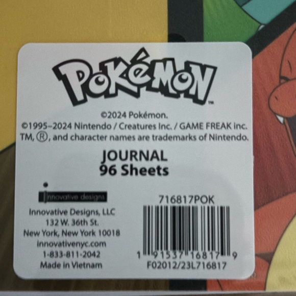 Pokeman Journal - Picture 3 of 3